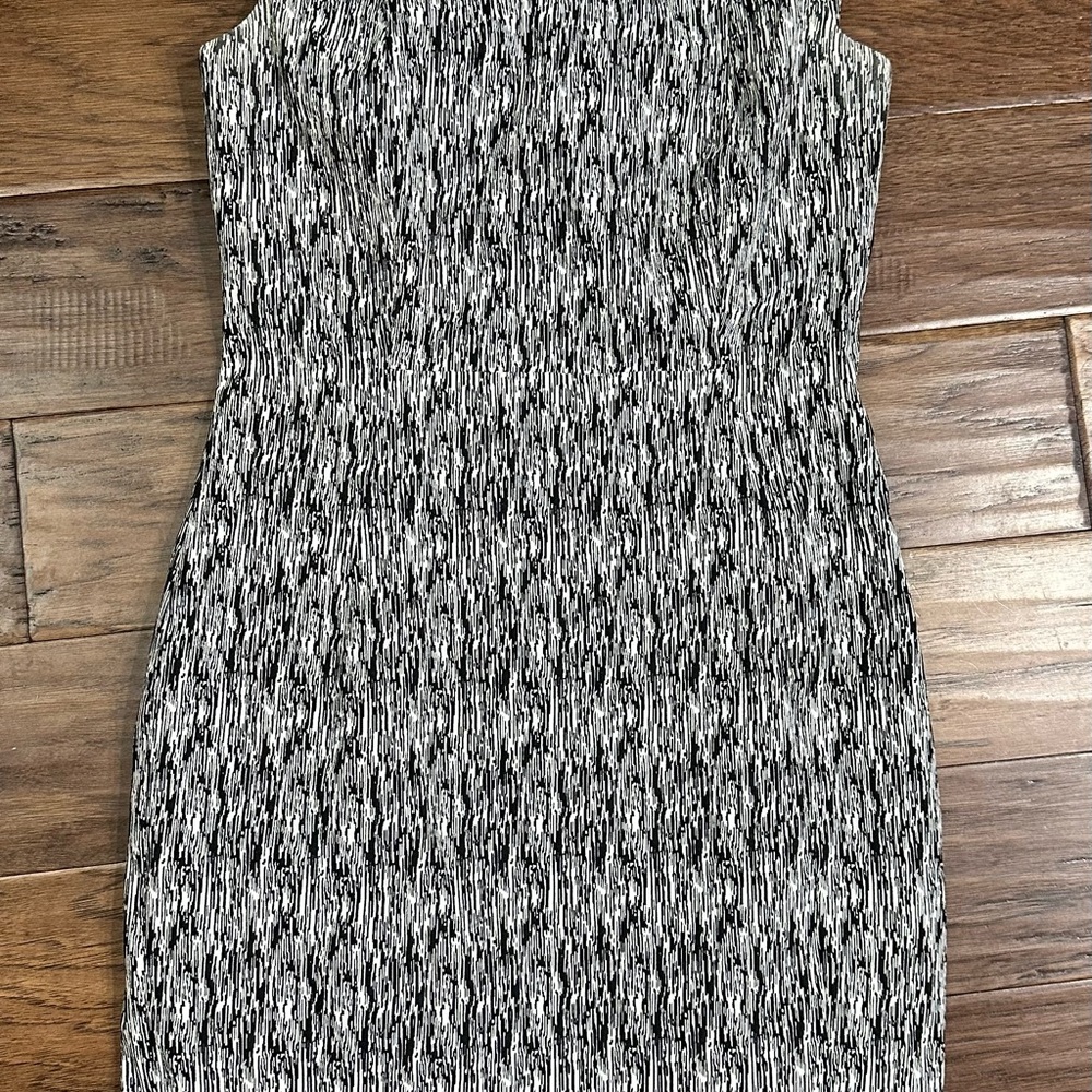 Elegant Black and White Women's Dress